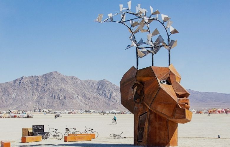 Burning Man Art Sculptures Come To UK Countryside TheatreArtLife